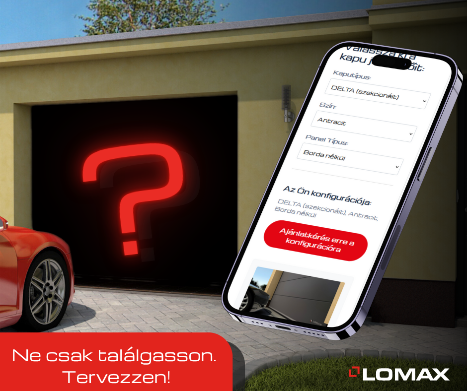 LOMAX Garázskapu Tervező