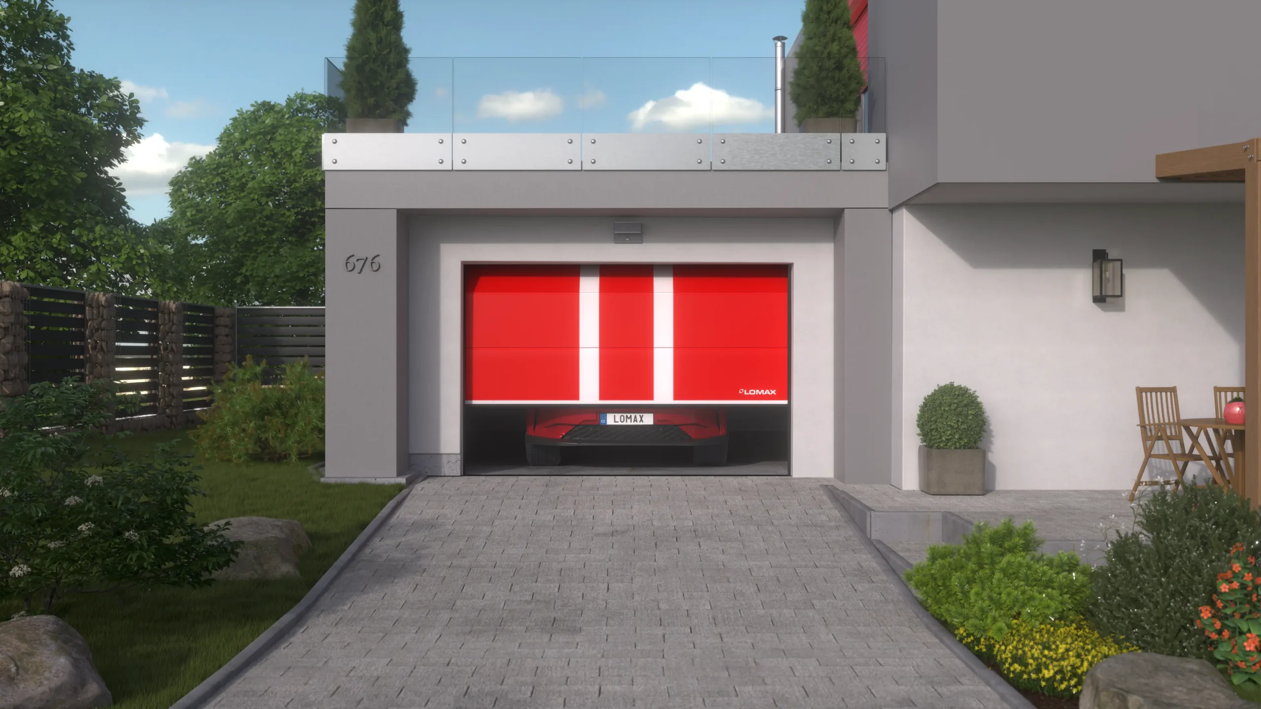 hőszigetelt lomax garázskapu